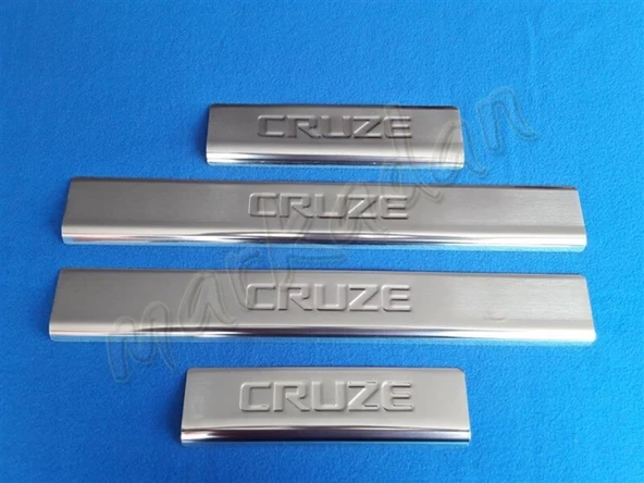 Chevrolet Cruze Krom Kapı Eşiği 2009-2016 4 Parça Paslanmaz Çelik