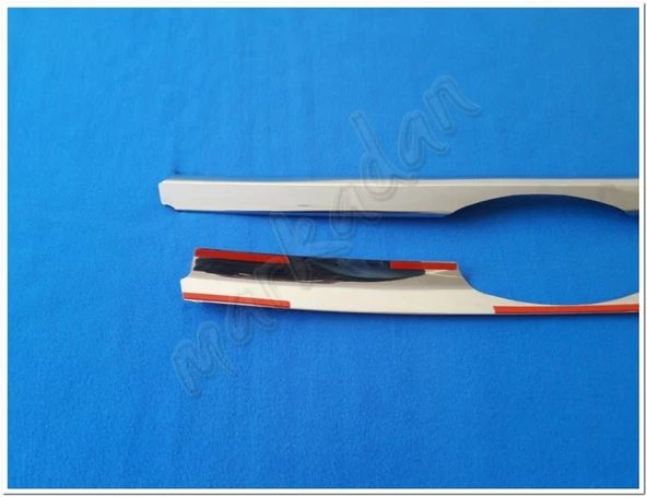 Ford Transit Krom Ön Panjur 2007-2013 2 Parça Paslanmaz Çelik - 4