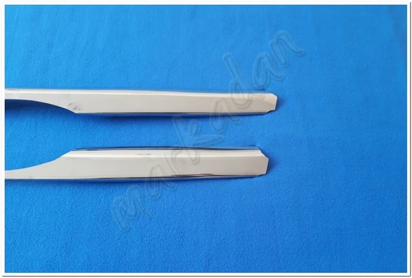 Ford Transit Krom Ön Panjur 2007-2013 2 Parça Paslanmaz Çelik - 3