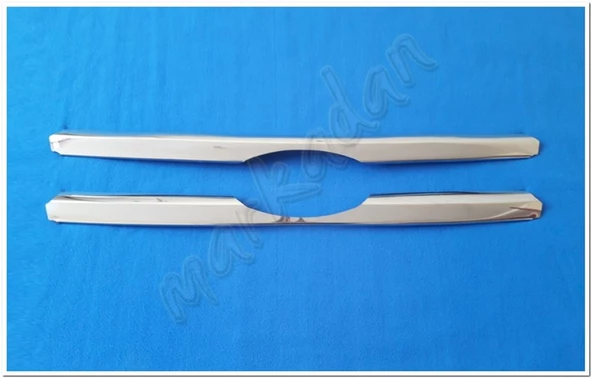 Ford Transit Krom Ön Panjur 2007-2013 2 Parça Paslanmaz Çelik - 1