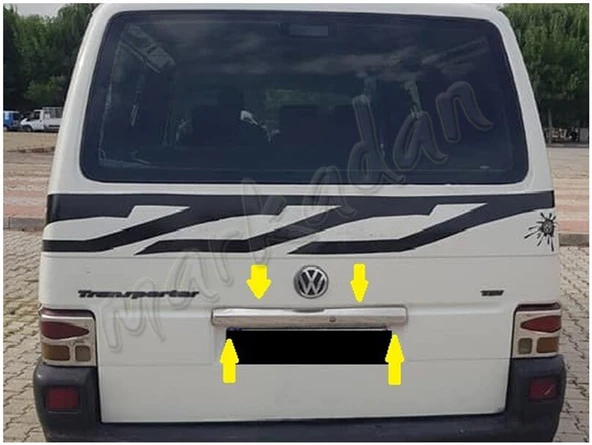 DB Chrome VW T4 Transporter Krom Bagaj Çıtası 1995-2003 P.Çelik ürün görseli 1