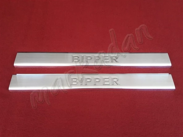 DB Chrome Peugeot Bipper Krom Kapı Eşiği 2008 Sonrası 2 Parça P.Çelik ürün görseli 1