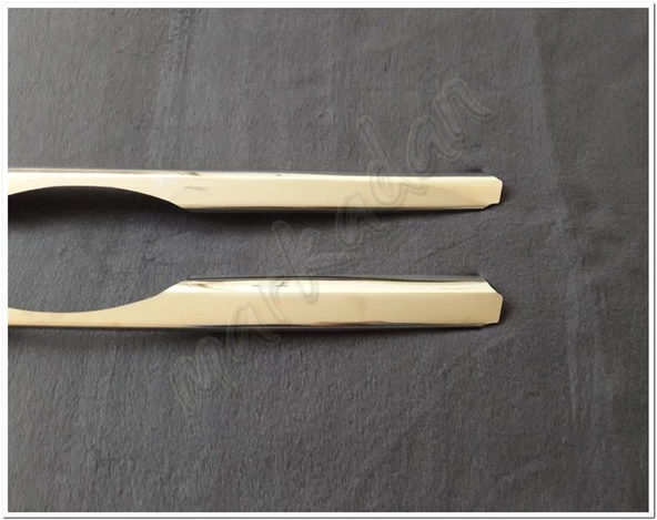 Markadan Ford Transit Krom Ön Panjur 2007-2013 2 Parça Paslanmaz Çelik - Resim 3