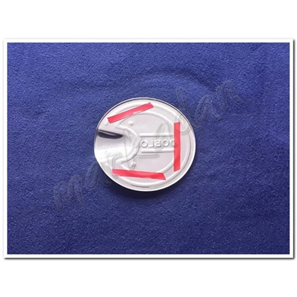 Markadan Fiat Doblo Krom Depo Kapağı 2000-2012 Paslanmaz Çelik - Resim 2