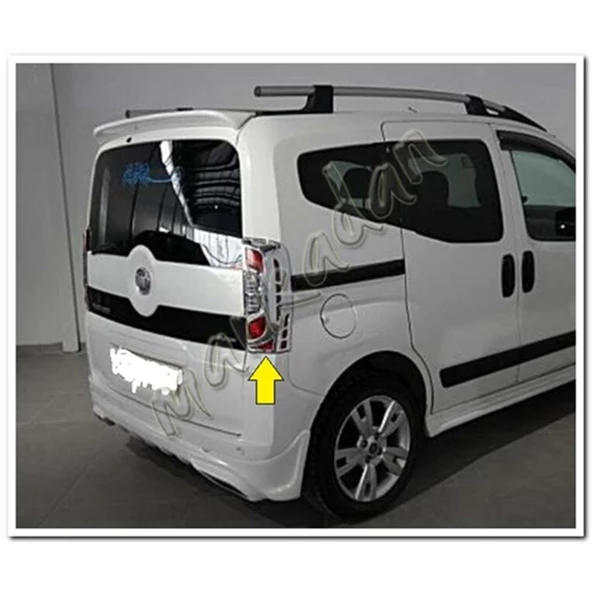 Markadan Fiat Fiorino Krom Stop Çerçevesi 2008 Sonrası 2 Parça Abs Krom - Resim 4