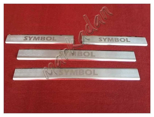 Db Chrome Renault Symbol Kapı Eşiği 2009-2012 4 Parça Paslanmaz Çelik ürün görseli 1