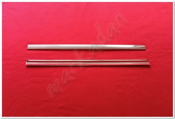 DB Chrome Ford Transit Kelebek Cam Direği Nikelajı 2003-2013 2 Parça P.Çelik - 1