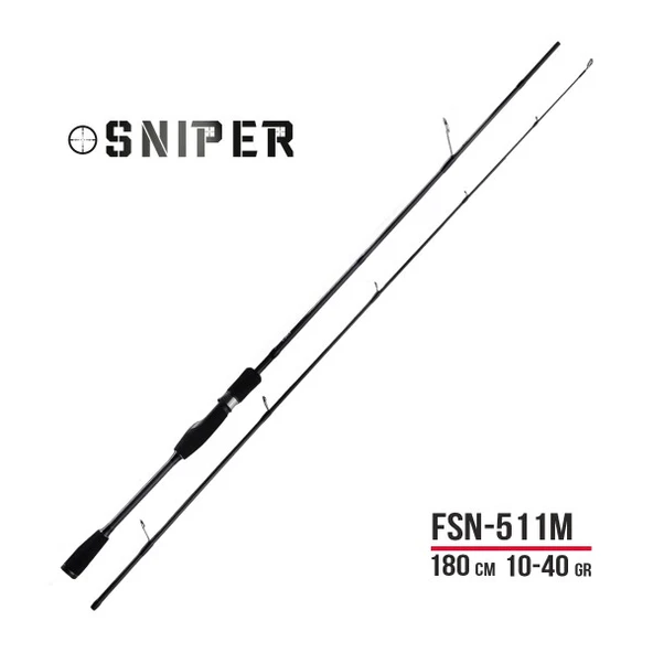 FUJİN SNİPER 180CM 10-40GR SPİN KAMIŞ FSN-511M