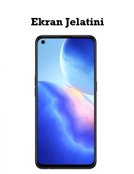 Oppo Reno 5 4G Uyumlu Ön Body Şeffaf Ultra Ekran Koruyucu Nano Jelatin