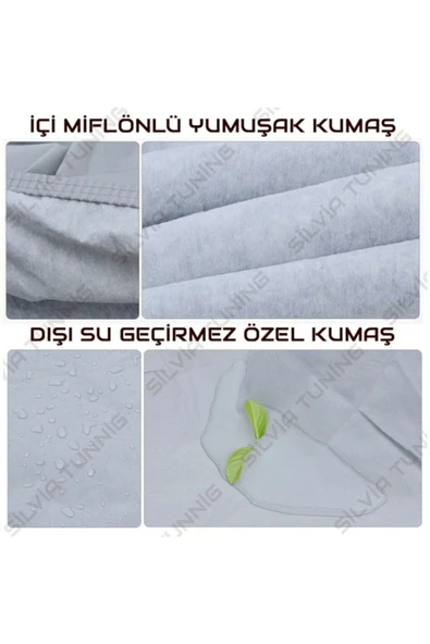 Paspas Merkezi Toyota Auris Hb 2006-2011 Araba Branda Oto Örtüsü Çadır - 3