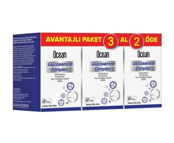 Ocean Glukozamin Kompleks 60 Tablet 3 Al 2 Öde