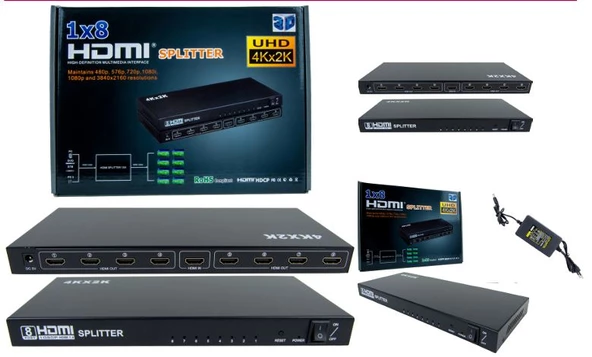 IRONSTAR IRH 08H 1İN 8 OUT HDMI SPLITTER;Class