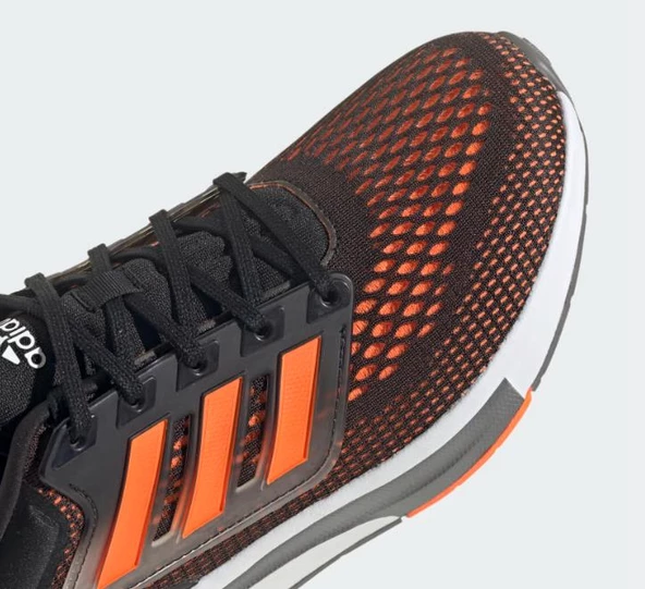 adidas EQ21 Run Erkek Siyah Turuncu Günlük Spor Ayakkabısı GY2193 - 7