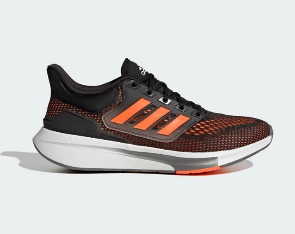 adidas EQ21 Run Erkek Siyah Turuncu Günlük Spor Ayakkabısı GY2193 - 2