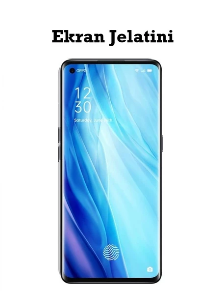 Oppo Reno 4 Pro Uyumlu Ön Body Şeffaf Ultra Ekran Koruyucu Nano Jelatin