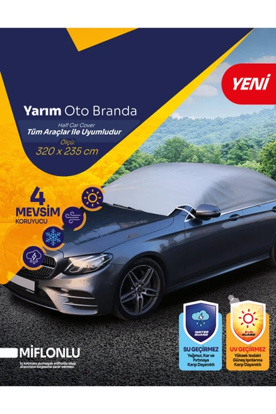 ByLizard Mını Mını Countryman  Yarım Branda, Örtü