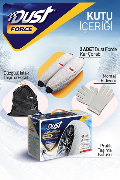 DUST Kar Çorabı - Force Series - Resim 4