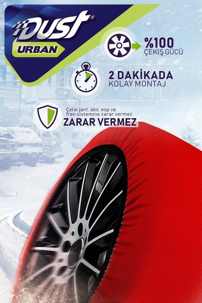 DUST 295 45 R20 Urban Kar Çorabı - Yüksek Kalite Xx-large - 2
