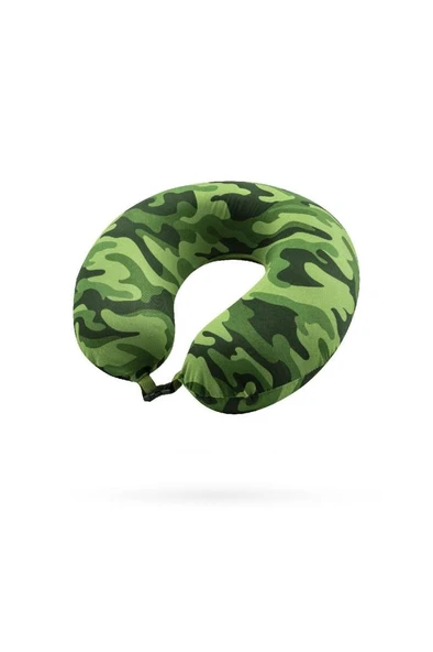 Colorful Ortopedik Seyahat Yastığı Visco Boyun Destekli Seyahat Yastığı - Kamuflaj | Ergo travel - 5