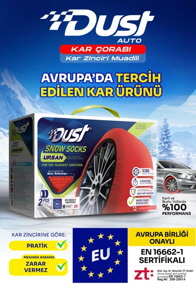 DUST Urban Kar Çorabı - Kar Zinciri Muadili ürün görseli