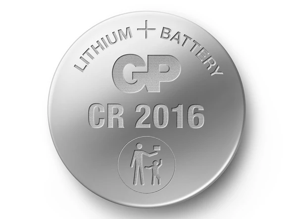 GP Batteries Cr2016 2016 Boy Lityum Düğme Pil, 3 Volt, 20'li Kart - 2