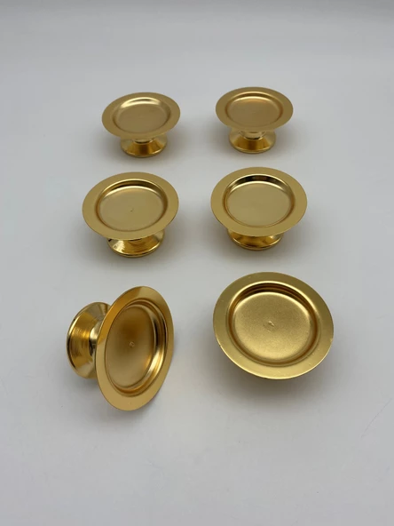 6'lı Gold Makaronluk, Mini Lokumluk, Kahve Yanı Sunumluk, Şekerlik
