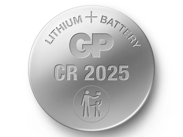 GP Batteries Cr2025 2025 Boy Lityum Düğme Pil, 3 Volt, 20'li Kart - 2