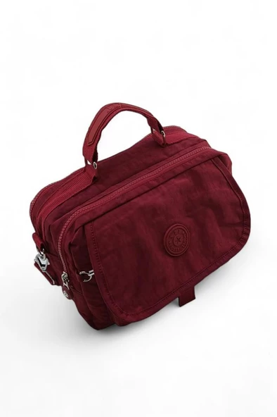 Elde Tutma Kadın Çapraz Askılı Postacı Çanta 571 Collection Kılinkır Kumaş 25*20 Cm Kapaklı Model - 12