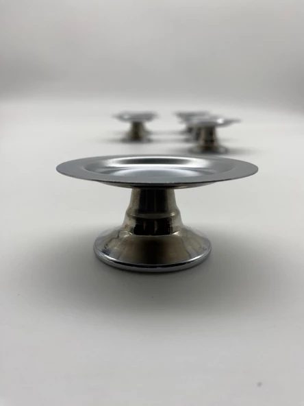 6'lı Gold ve Gümüş Makaronluk, Mini Lokumluk, Kahve Yanı Sunumluk, Şekerlik - 6