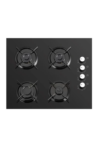 Luxell 2li Ankastre Set (Lx-40 Tahdf Siyah Ocak- Da6-835 Siyah Davlumbaz) - 2