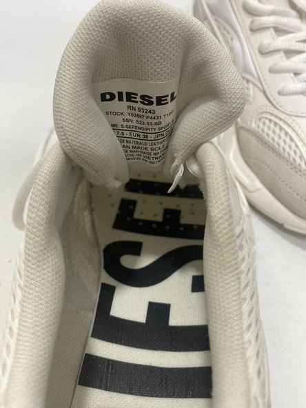 Diesel S-Serendipity Sport Beyaz Sneakers 38 Numara Y02867P4431 (Kutusuz) - 9