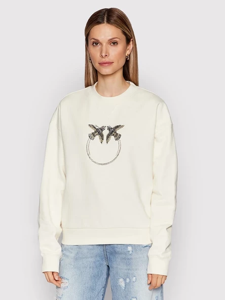 Pinko Misano Rahat Kesim Sweatshirt 1G17E3 Y7TM - 2