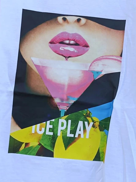 Ice Play Baskılı Kısa Kollu Tişört - 4