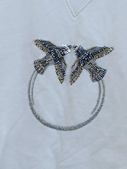 Pinko Misano Rahat Kesim Sweatshirt 1G17E3 Y7TM - 6