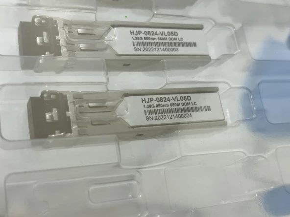 HJP-0824-VL05D 1.25G 850nm 550M DDM LC Transceiver 4 Adet - 4