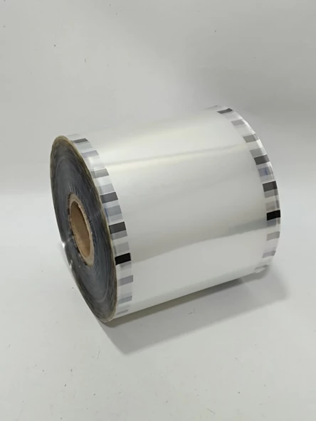 Polipropilen Pvc Gıda Ambalajlama Filmi Rulosu Şeffaf 225mm 8,5kg