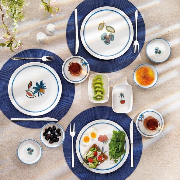 Schafer Vivian Kahvaltı Takımı 32 Parça Asorti01 - Resim 3