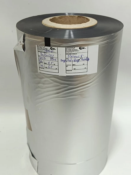 Polipropilen Pvc Gıda Ambalajlama Filmi Rulosu Metalik 330mm 7,3kg - 4