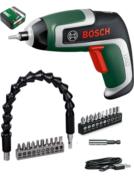 Bosch IXO 7 Akülü Vidalama+Uzatma Seti