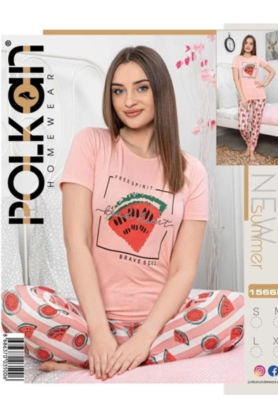 15668 Kısa Kollu Pijama Takımı