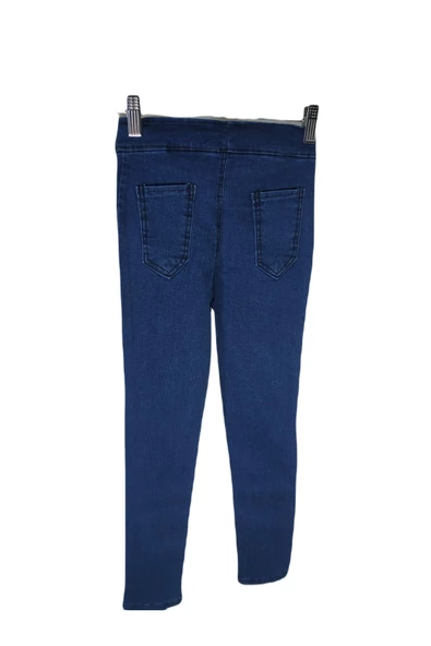 Kız Çocuk Likralı Kot Pantolon - 2