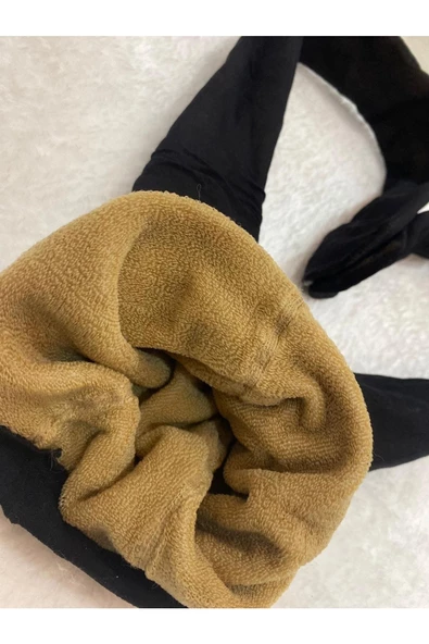 Termal Içi Peluş Kilotlu Çorap Tayt - 4