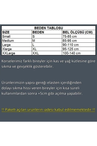 Saf Yün Ortopedik Bel Destekli Cırtlı Korse %100 Angora - 4