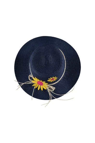 Kız Çocuk Hasır Şapka ürün görseli