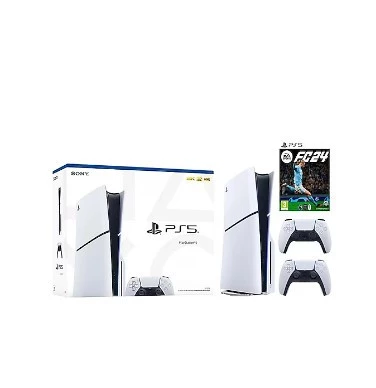 Sony Playstation 5 Slim İthalatçı Garantili + Dualsense + Fc 24 - Beyaz - 1