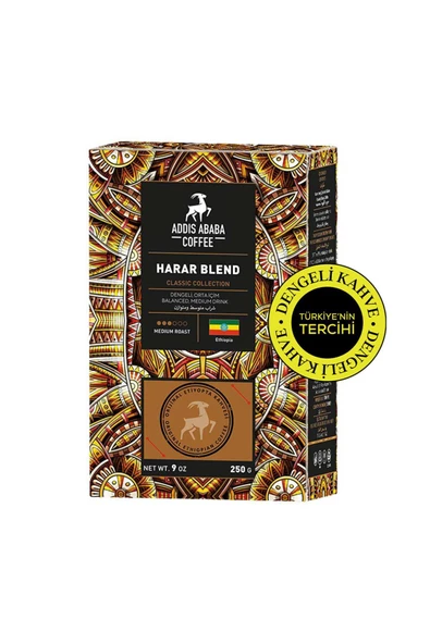 Addis Ababa Coffee Professional Barista Harar Blend 250 Gram (filtre Kahve - Çekirdek Kahve )