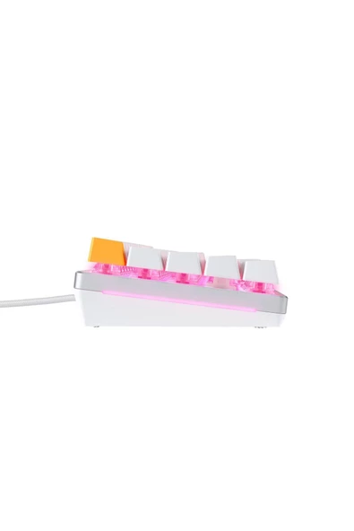 Glorious GMMK2 %65 Kompakt  Beyaz Fox Switch RGB Mekanik Q İngilizce Oyuncu Klavyesi - 2