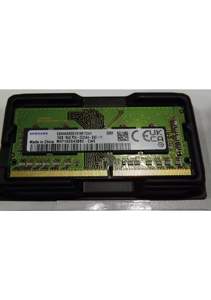 Samsung Pın PC4-3200AA-SA2 M471A2G43BB2-CWE 16 GB DDR4 3200 MHz Ram