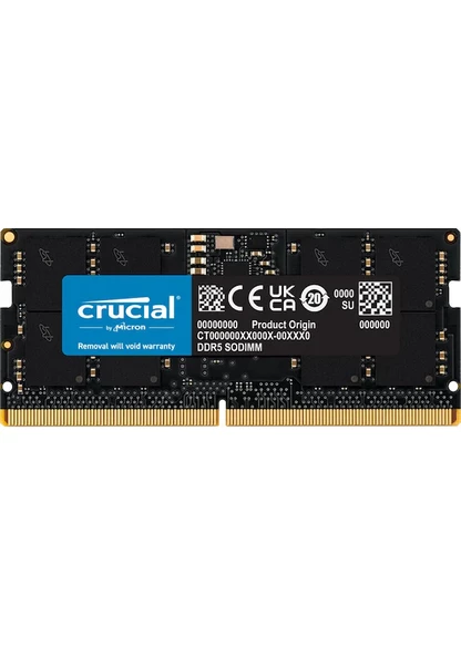 Crucial CT16G48C40S5 16 GB DDR5 4800 MHz CL40 Notebook Ram