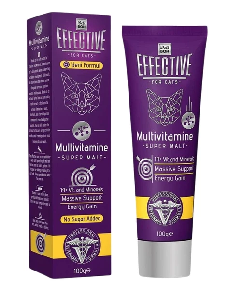 Effective Multivitamine Super Kedi Maltı 100g